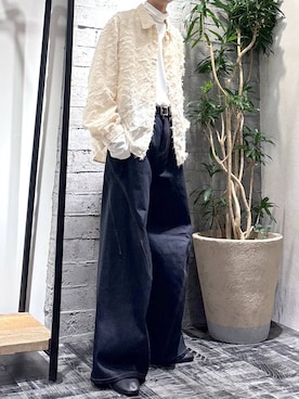 「アイテム（バレエシューズ）」を使った、miuraaaさん（メンズ・175cm）の秋コーディネート