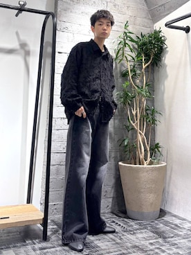 「アイテム（バレエシューズ）」を使った、miuraaaさん（メンズ・175cm）の秋コーディネート