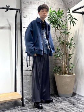 「HARE（ハレ）のアイテム（ブレスレット）」を使った、miuraaaさん（メンズ・175cm）の秋コーディネート