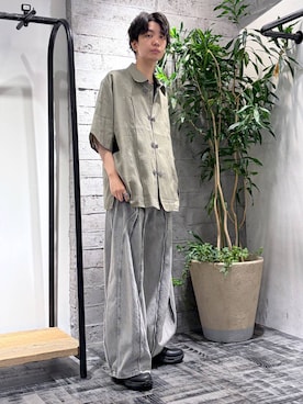 「HARE（ハレ）のアイテム（リング）」を使った、miuraaaさん（メンズ・175cm）の夏コーディネート