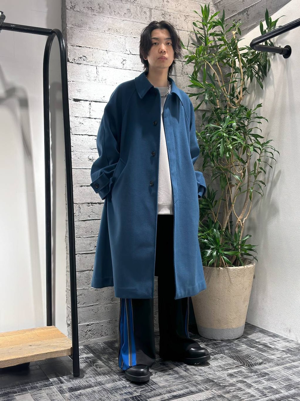 ダブルZIPレイヤードラインパンツ(HARE)を使った人気