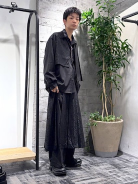 「HARE（ハレ）のアイテム（パンツ）」を使った、miuraaaさん（メンズ・175cm）の夏コーディネート