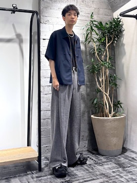「HARE（ハレ）のアイテム」を使った、miuraaaさん（メンズ・175cm）の夏コーディネート