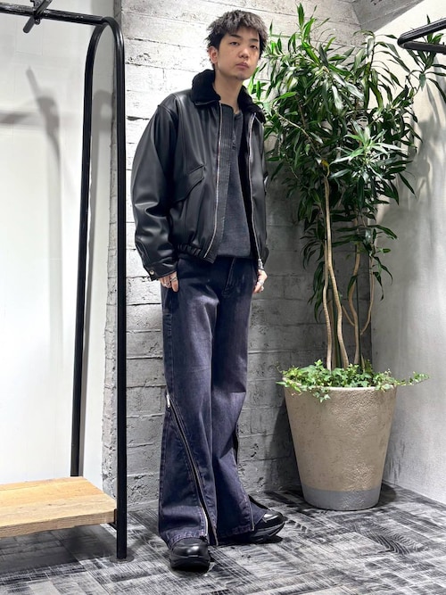 カーブZIPデニムパンツ(HARE)（デニムパンツ）｜HARE（ハレ）の