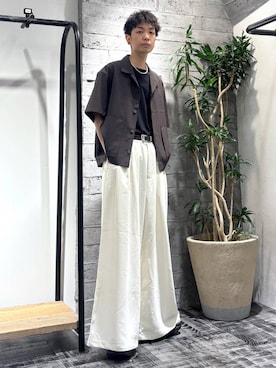「HARE（ハレ）のアイテム」を使った、miuraaaさん（メンズ・175cm）の夏コーディネート