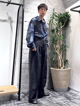 「アイテム（バレエシューズ）」を使った、miuraaaさん（メンズ・175cm）の秋コーディネート