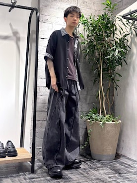 「HARE（ハレ）のアイテム（シューズ）」を使った、miuraaaさん（メンズ・175cm）の春コーディネート