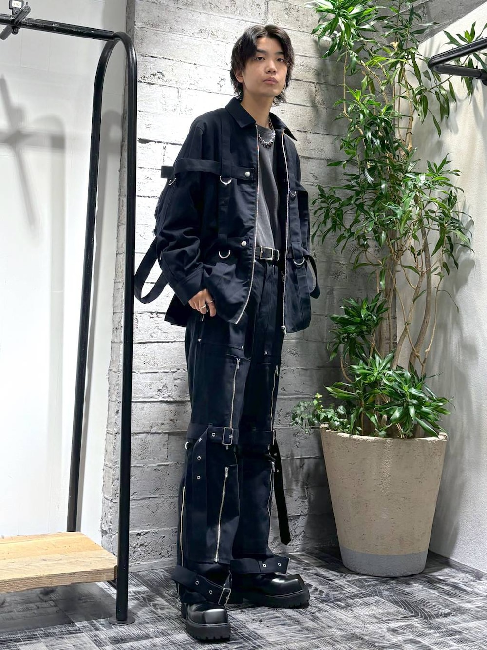 【HARE UNDERGROUND MODE 】ボンテージパンツ UNDERGROUND MODE SET UP対応】スリムボンテージパンツ(HARE)を