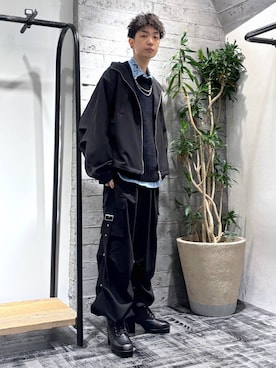 「HARE（ハレ）のアイテム（ブレスレット）」を使った、miuraaaさん（メンズ・175cm）の秋コーディネート