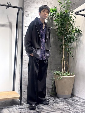 「HARE（ハレ）のアイテム（シューズ）」を使った、miuraaaさん（メンズ・175cm）の秋コーディネート