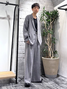 「オーバーサイズ」｜「アイテム（ジャケット/アウター）」を使った、miuraaaさん（メンズ・175cm）の夏コーディネート