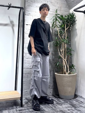 「HARE（ハレ）のアイテム」を使った、miuraaaさん（メンズ・175cm）の夏コーディネート