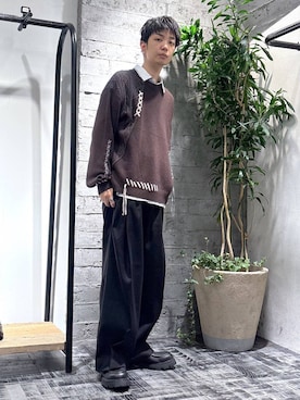 「HARE（ハレ）のアイテム（リング）」を使った、miuraaaさん（メンズ・175cm）の秋コーディネート