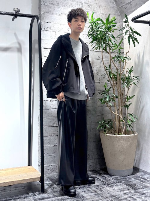 【SET UP対応】オーバーフードブルゾン(HARE) HARE ブルゾン アウター 「SET UP対応」オーバーZIPフードブルゾン