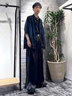 「アイテム（ネックレス）」を使った、miuraaaさん（メンズ・175cm）の夏コーディネート