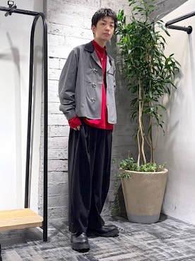 「HARE（ハレ）のアイテム（パンツ）」を使った、miuraaaさん（メンズ・175cm）の夏コーディネート