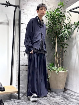 「HARE（ハレ）のアイテム（スラックス）」を使った、miuraaaさん（メンズ・175cm）の春コーディネート