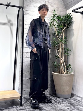 「HARE（ハレ）のアイテム（リング）」を使った、miuraaaさん（メンズ・175cm）の夏コーディネート