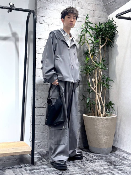 【SET UP対応】オーバーフードブルゾン(HARE) HARE（ハレ） ブルゾン アウター 「SET UP対応」オーバーZIPフード