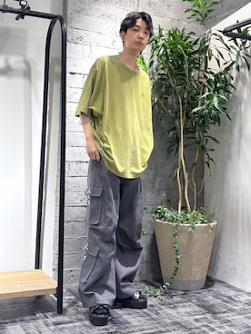 「HARE（ハレ）のアイテム（リング）」を使った、miuraaaさん（メンズ・175cm）の夏コーディネート