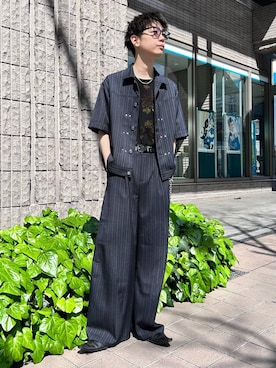 「HARE（ハレ）のアイテム（ブレスレット）」を使った、miuraaaさん（メンズ・175cm）の春コーディネート