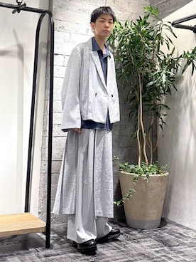 「HARE（ハレ）のアイテム（ジャケット/アウター）」を使った、miuraaaさん（メンズ・175cm）の春コーディネート