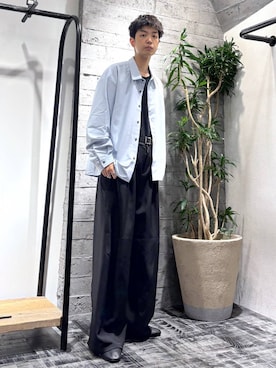 「アイテム（バレエシューズ）」を使った、miuraaaさん（メンズ・175cm）の秋コーディネート