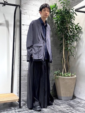 「HARE（ハレ）のアイテム（ジャケット/アウター）」を使った、miuraaaさん（メンズ・175cm）の夏コーディネート