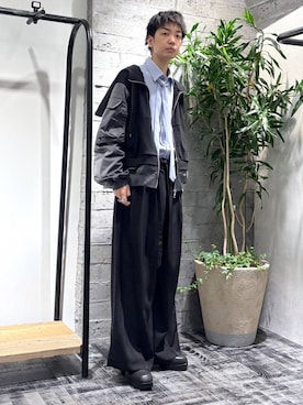 「HARE（ハレ）のアイテム（リング）」を使った、miuraaaさん（メンズ・175cm）の春コーディネート