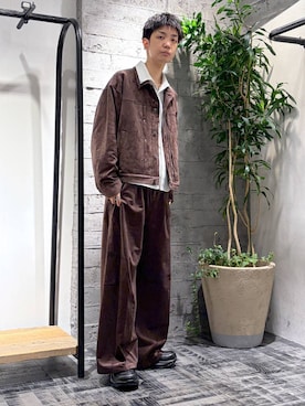 「HARE（ハレ）のアイテム（リング）」を使った、miuraaaさん（メンズ・175cm）の秋コーディネート