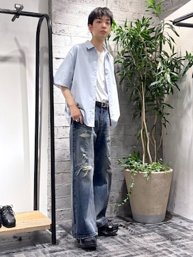 「HARE（ハレ）のアイテム（ブレスレット）」を使った、miuraaaさん（メンズ・175cm）の春コーディネート