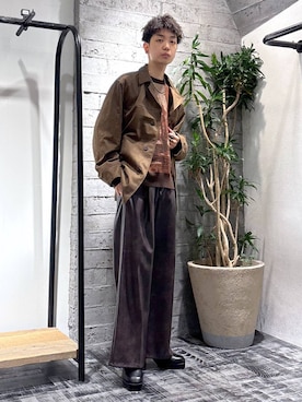 「アイテム（リング）」を使った、miuraaaさん（メンズ・175cm）の秋コーディネート
