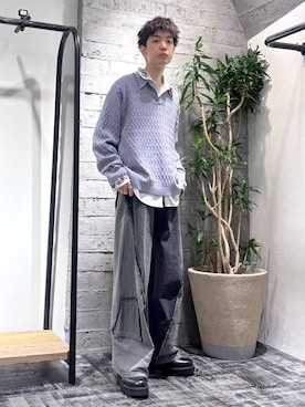 「HARE（ハレ）のアイテム（ブレスレット）」を使った、miuraaaさん（メンズ・175cm）の秋コーディネート