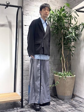 「HARE（ハレ）のアイテム（ジャケット/アウター）」を使った、miuraaaさん（メンズ・175cm）の春コーディネート