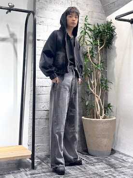 「HARE（ハレ）のアイテム（ブレスレット）」を使った、miuraaaさん（メンズ・175cm）の秋コーディネート