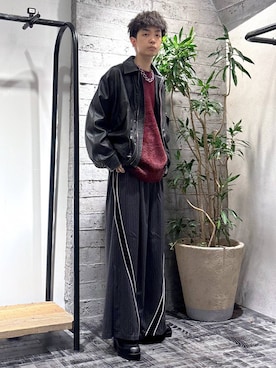 「HARE（ハレ）のアイテム（ブレスレット）」を使った、miuraaaさん（メンズ・175cm）の秋コーディネート