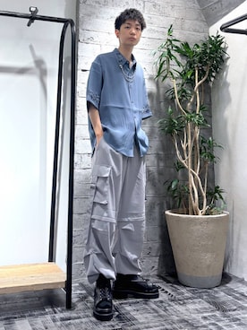 「HARE（ハレ）のアイテム（サンダル）」を使った、miuraaaさん（メンズ・175cm）の夏コーディネート