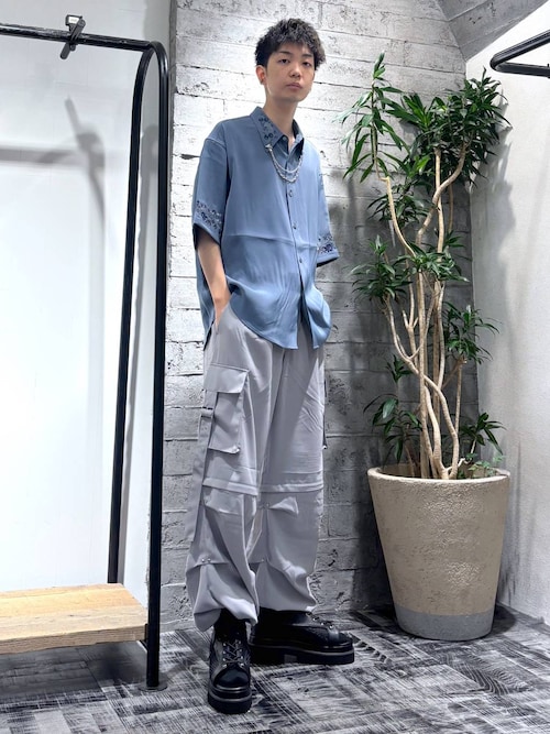 【SET UP対応】TOROMIシシュウシャツSS(HARE)