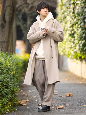 加藤元気さん(メンズ・177cm)の冬コーディネート
