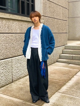 加藤元気さん(メンズ・177cm)の春コーディネート