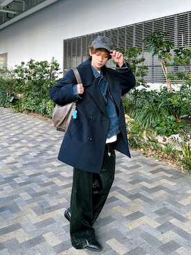 加藤元気さん（メンズ・177cm）の冬コーディネート