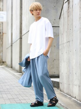 加藤元気さん（メンズ・177cm）の夏コーディネート