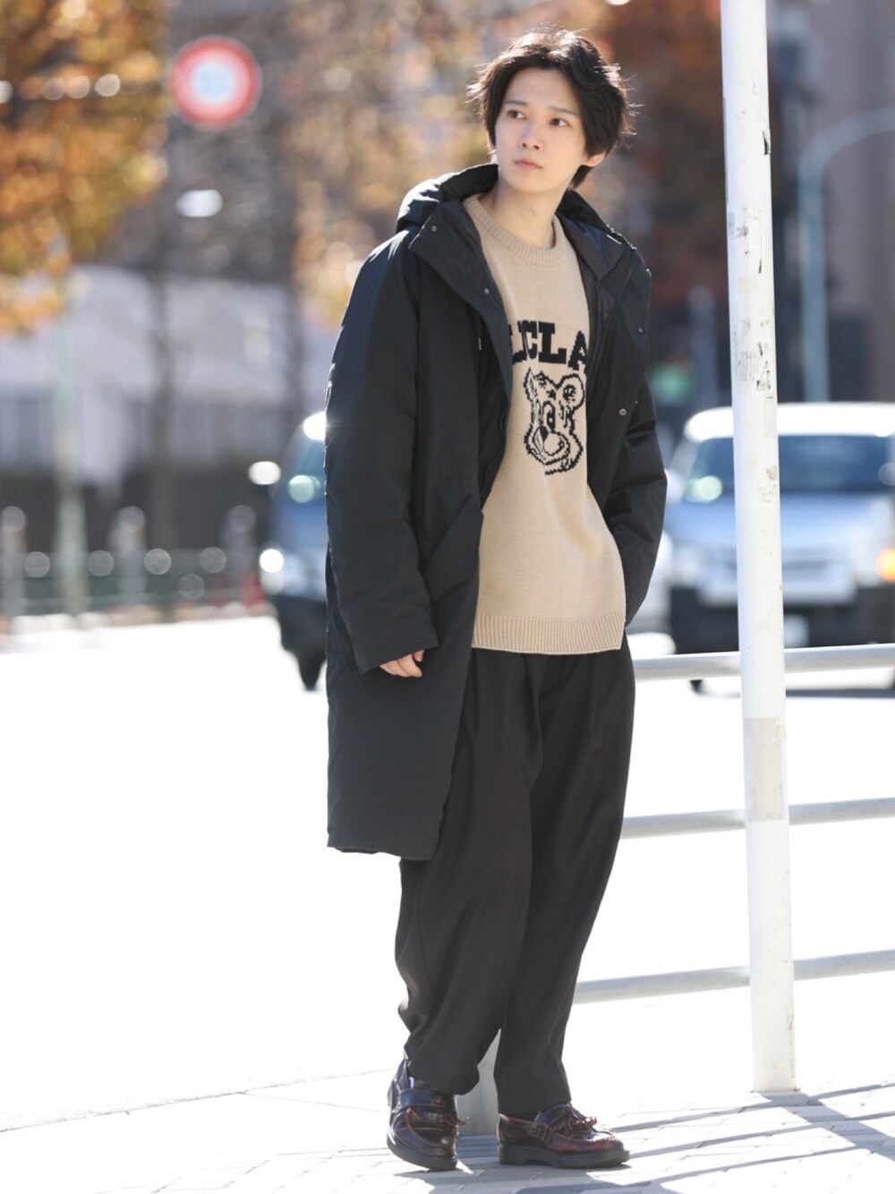 Lui'sのオリジナルファブリックウール混 オーバージャケット&バルーンパンツ セール】バルーンパンツ（その他パンツ）｜Lui's（ルイス）の