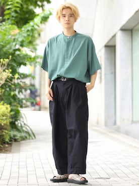 加藤元気さん（メンズ・177cm）の夏コーディネート