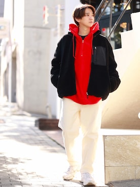 加藤元気さん(メンズ・177cm)の冬コーディネート