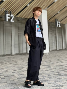 加藤元気さん(メンズ・177cm)の夏コーディネート