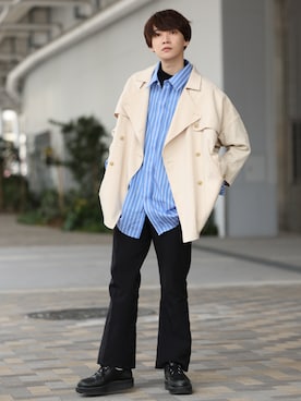 加藤元気さん(メンズ・177cm)の春コーディネート