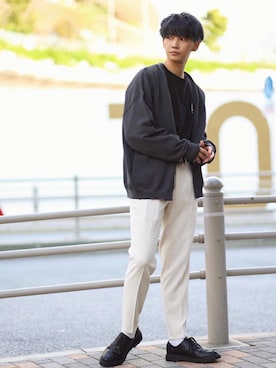 加藤元気さん(メンズ・177cm)の秋コーディネート