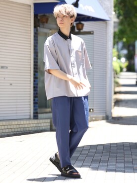 加藤元気さん（メンズ・177cm）の夏コーディネート