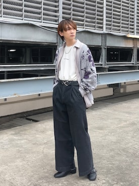 加藤元気さん(メンズ・177cm)の春コーディネート